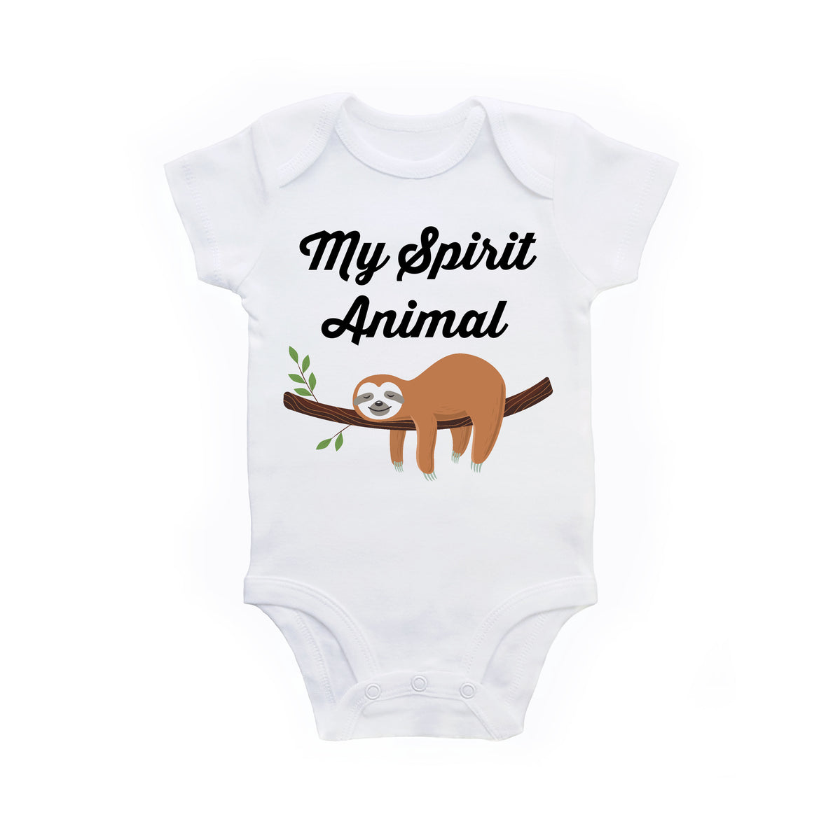 Sloth Baby Gift, My Spirit Animal Sloth Baby Bodysuit, Sloth Baby Show ...